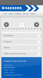 Mobile Screenshot of haegenskraanverhuur.nl